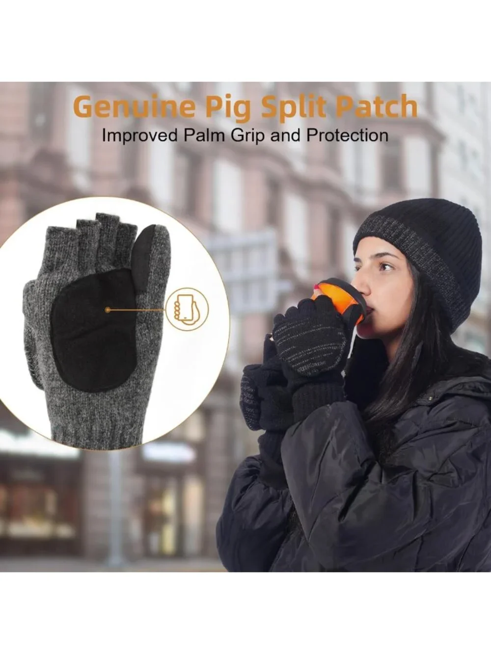 Cozy Wool Fingerless Gloves for Cold Weather | Unisex Winter Hand Warmers
